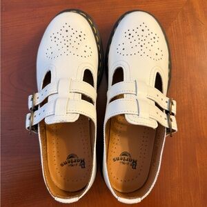Dr. Martens Women’s White Mary Jane Shoes